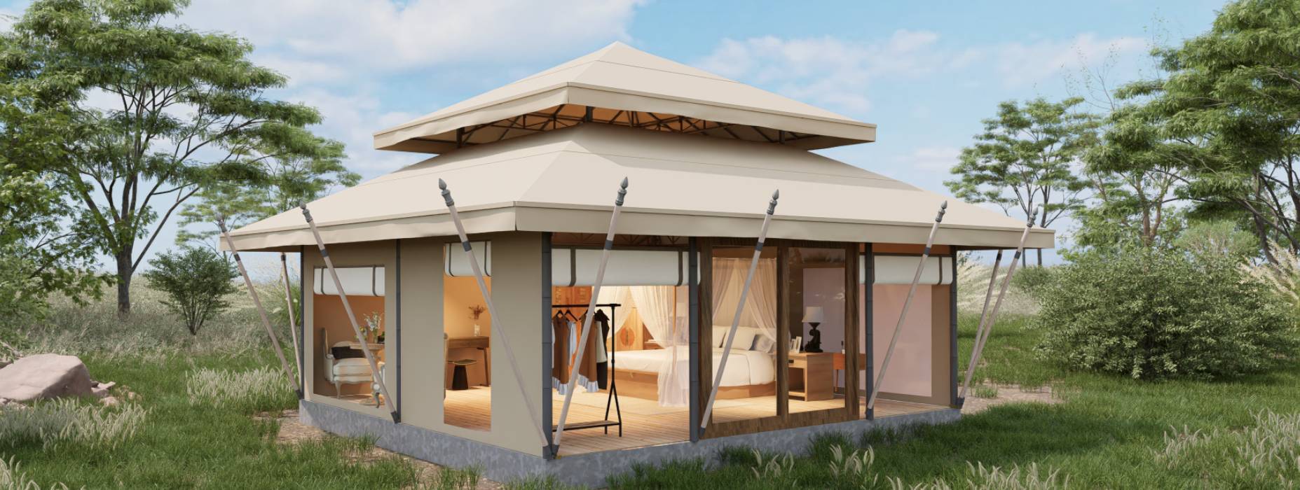 武陵区户外野奢帐篷